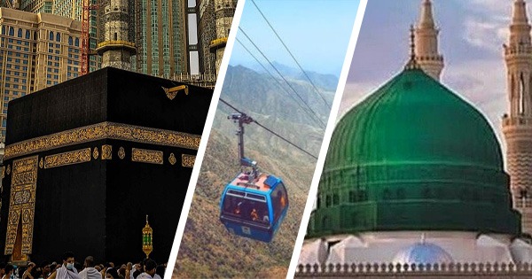 Makkah Hotel to Madinah Hotel (via Taif)